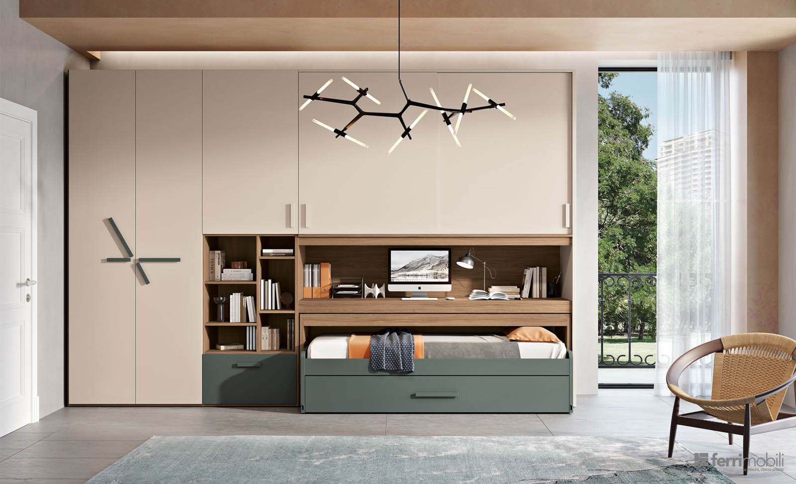 Multicameretta Contemporaneo Florit Arredamento a Trieste